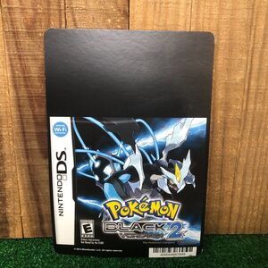 Pokemon Black Version 2 BLOCKBUSTER BACKER CARD 5"x8" Nintendo DS Promo Display
